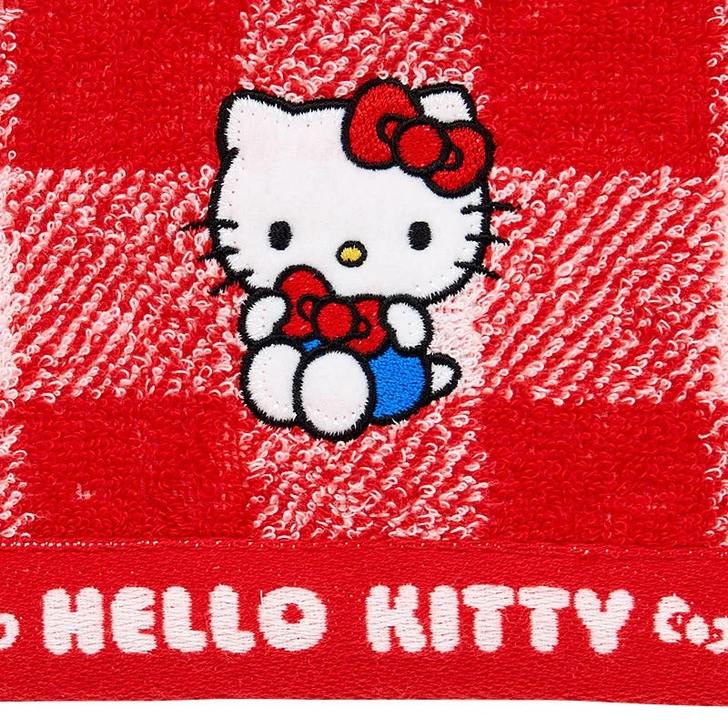 Hello Kitty Gingham Imabari Bath Towel - Image 2