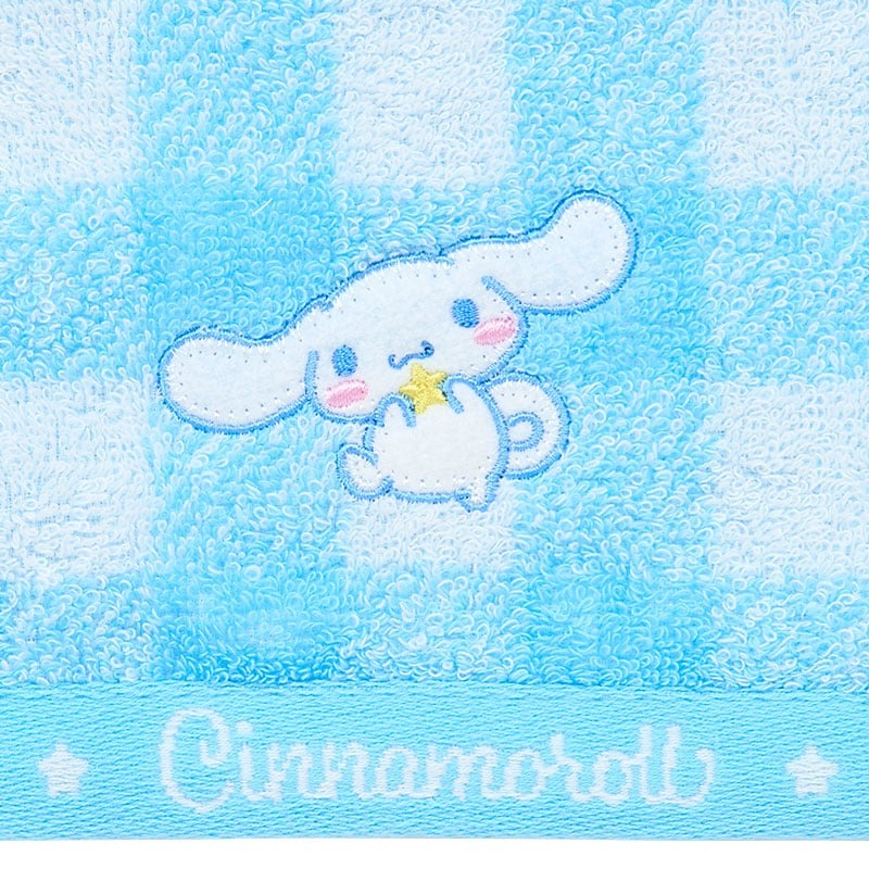 Cinnamoroll Gingham Imabari Hand Towel - Image 2